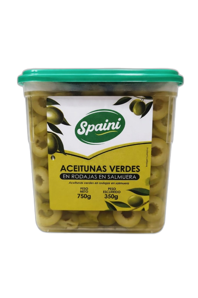Aceitunas verdes en rodajas Pote 300 g